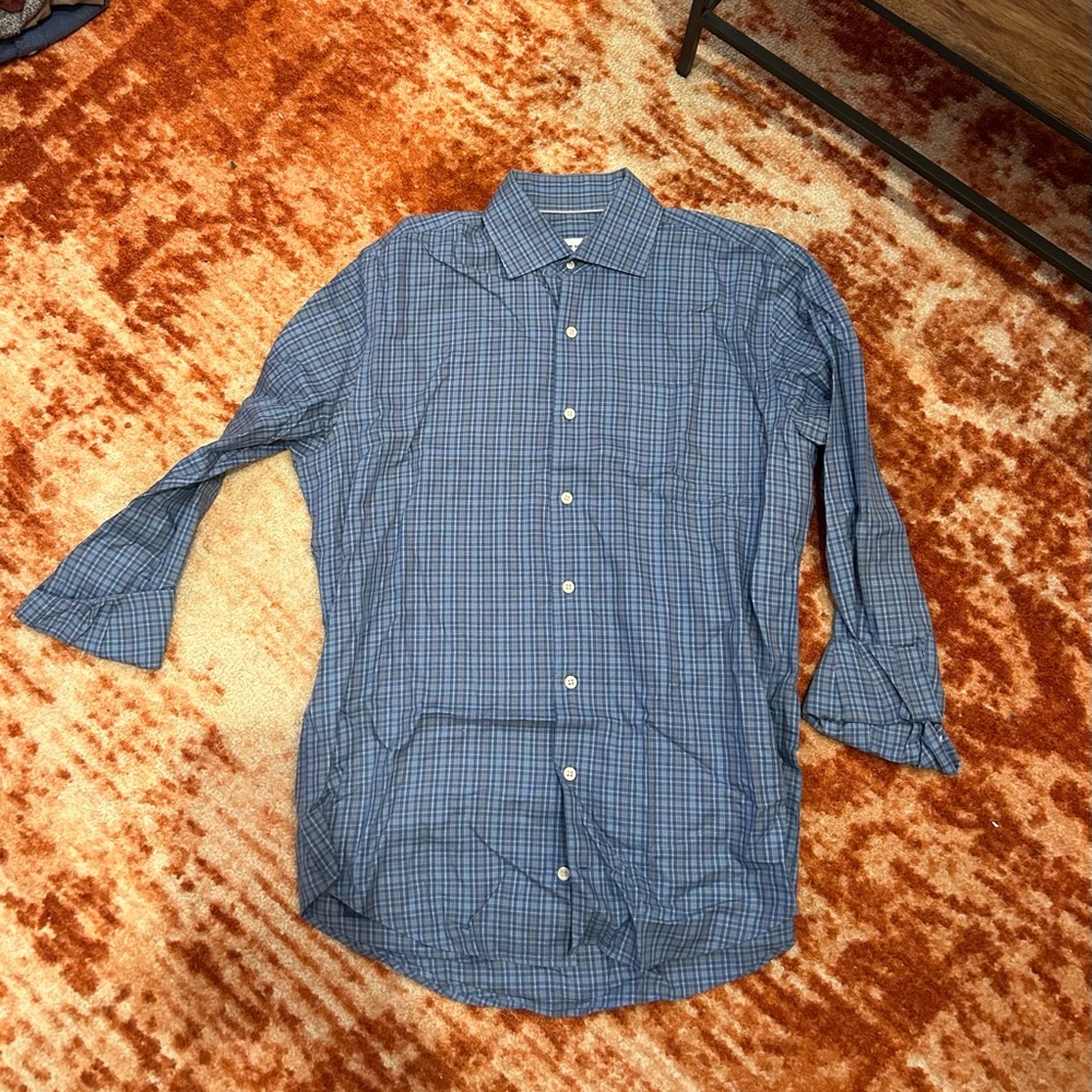 Peter Millar Long sleeve button down. Worn ~3 times.
